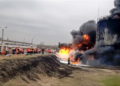 Explosiones de los depósitos de combustible en Rusia pondrán a prueba la logística de las tropas