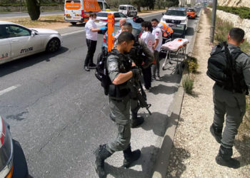 5 heridos en un accidente tras un ataque palestino con piedras en Jerusalén
