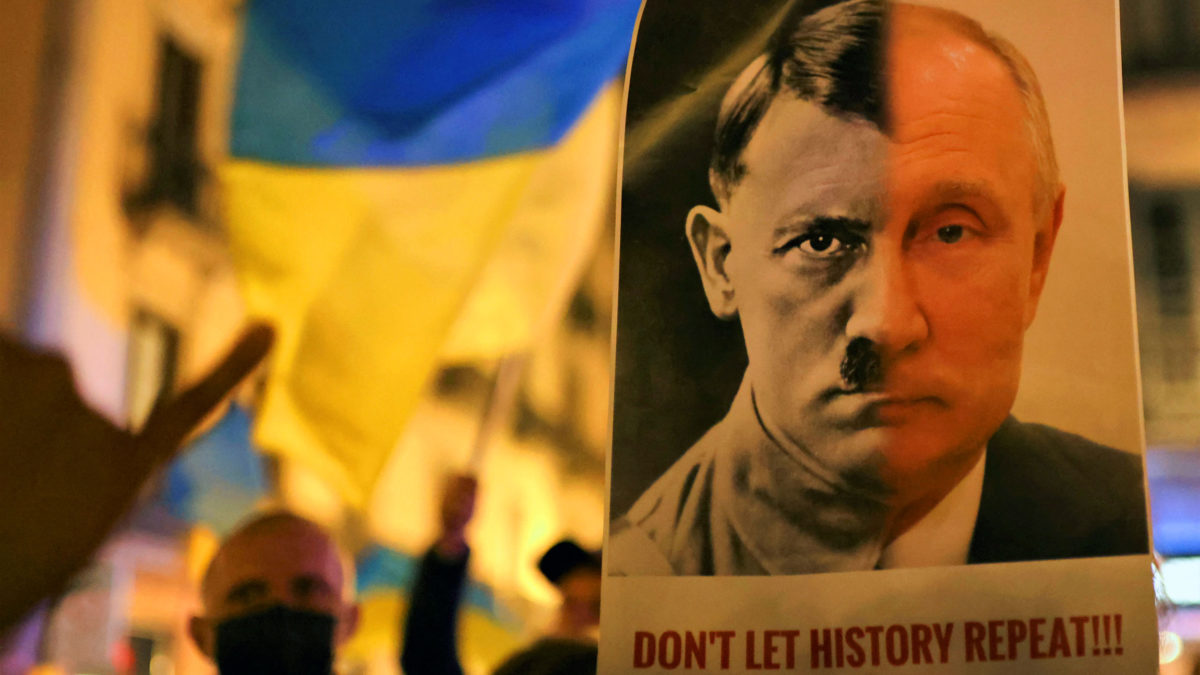 Medios estatales rusos afirman que el “ucronazismo” es peor que Hitler