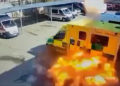 Misil ruso alcanza una ambulancia en un hospital infantil ucraniano