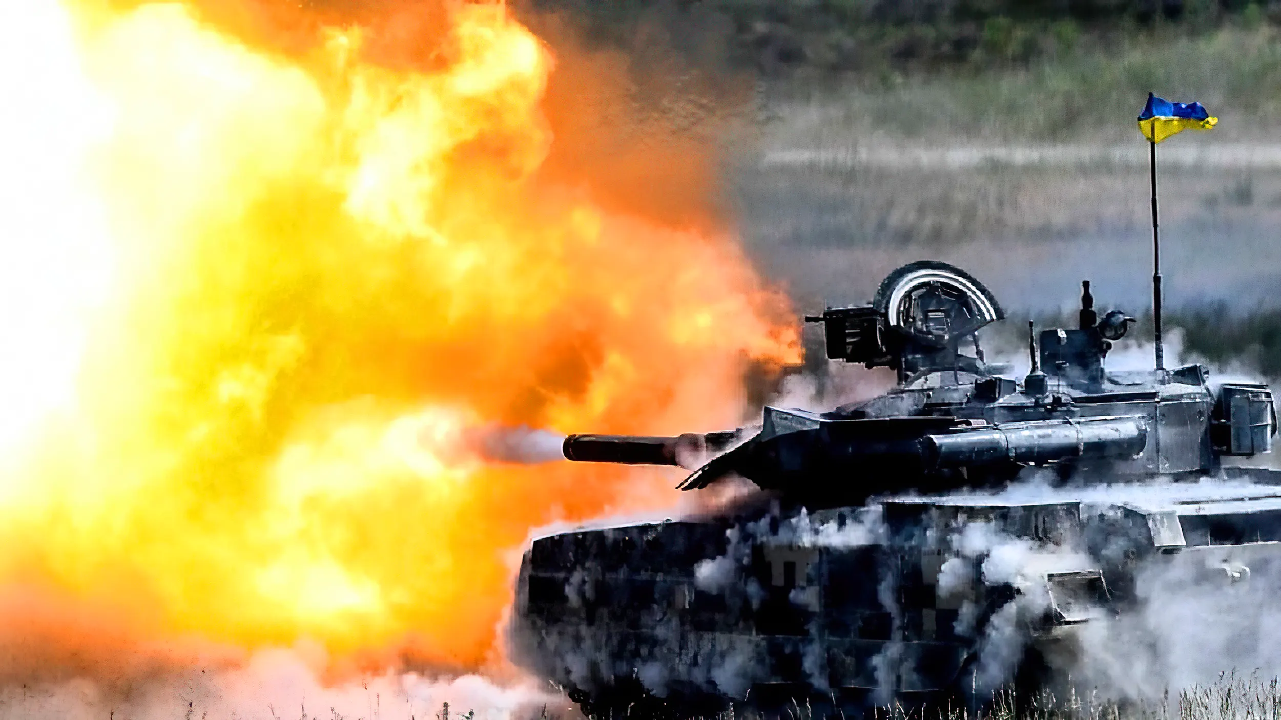Disparos de tanques ucranianos. Crédito de la imagen: Creative Commons