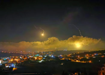 Lanzamiento de cohetes desde el Líbano al norte de Israel