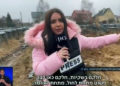 La única reportera israelí en Bucha rechaza las críticas por su abrigo rosa