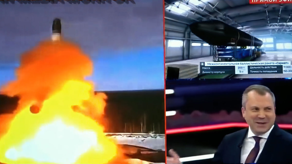 Un panel de la televisión rusa se ríe mientras discute un ataque nuclear contra Estados Unidos