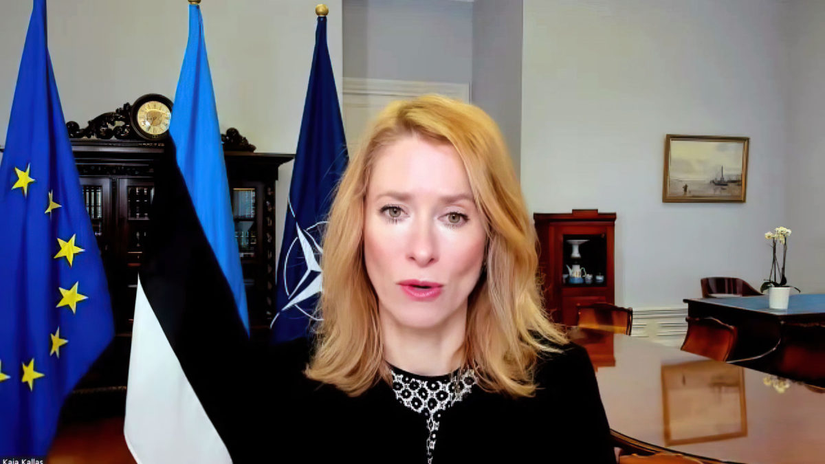 Primera ministra estonia dice que Israel debería rebatir las afirmaciones de “desnazificación” de Putin