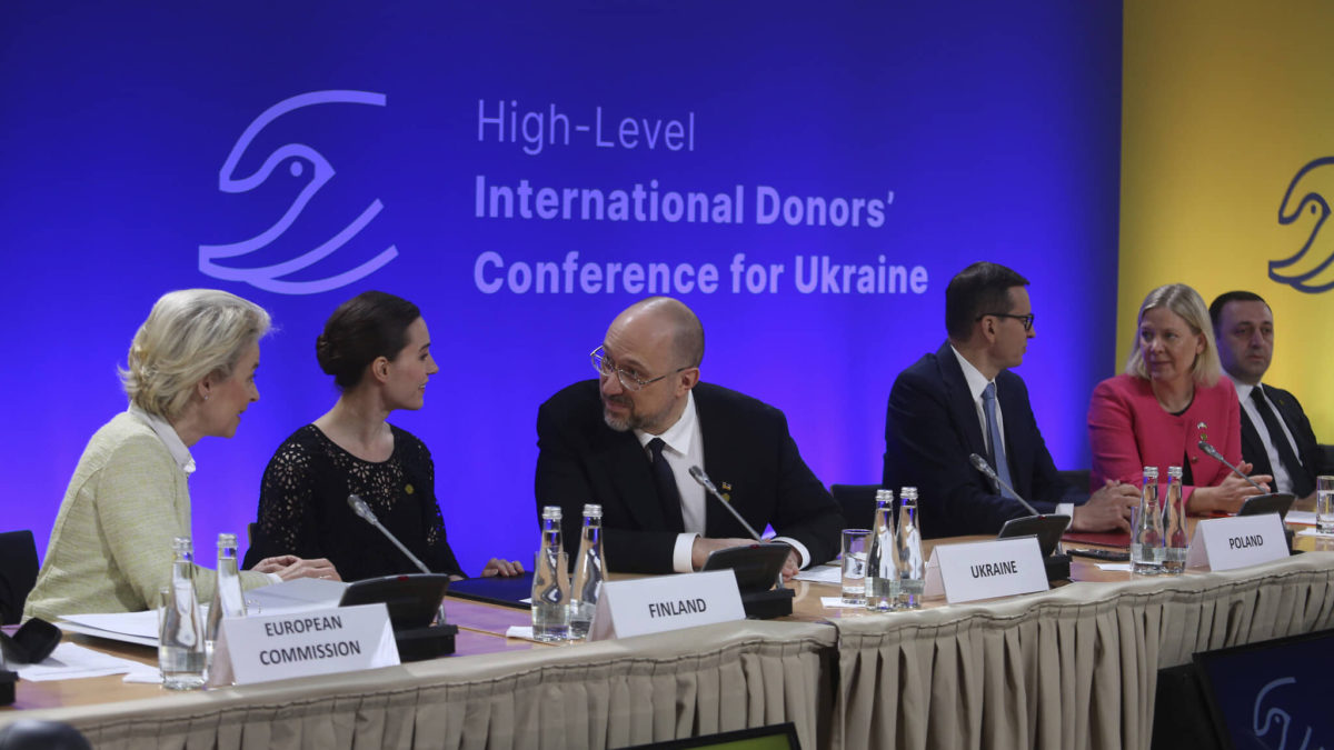 Conferencia internacional de donantes para Ucrania recauda $6.500 millones