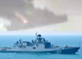 La fragata rusa Almirante Makarov podría haber sido alcanzada por misiles antibuque ucranianos