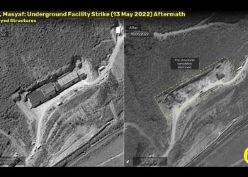 Imágenes de satélite muestran la devastación del sitio sirio atacado por Israel