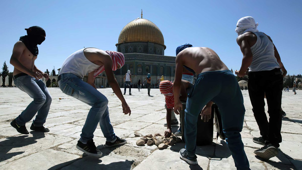 ¿Por qué los árabes hacen disturbios en el Monte del Templo?