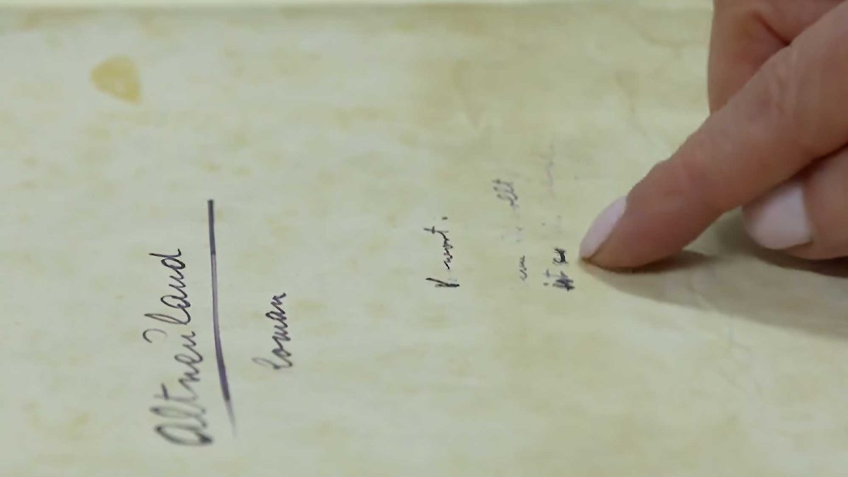 Se expone por primera vez el manuscrito de la utopía de Herzl “Altneuland”