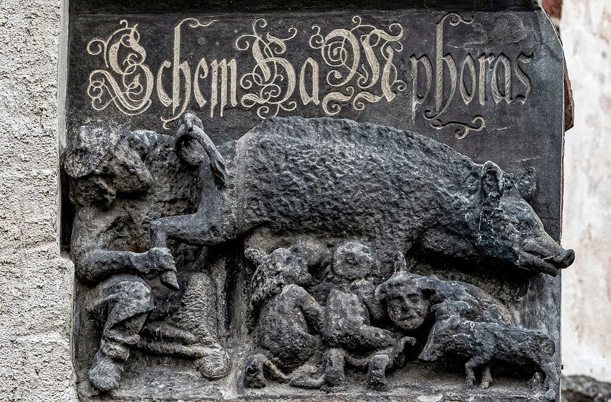 Un tribunal alemán sopesa retirar escultura del “cerdo judío” de una