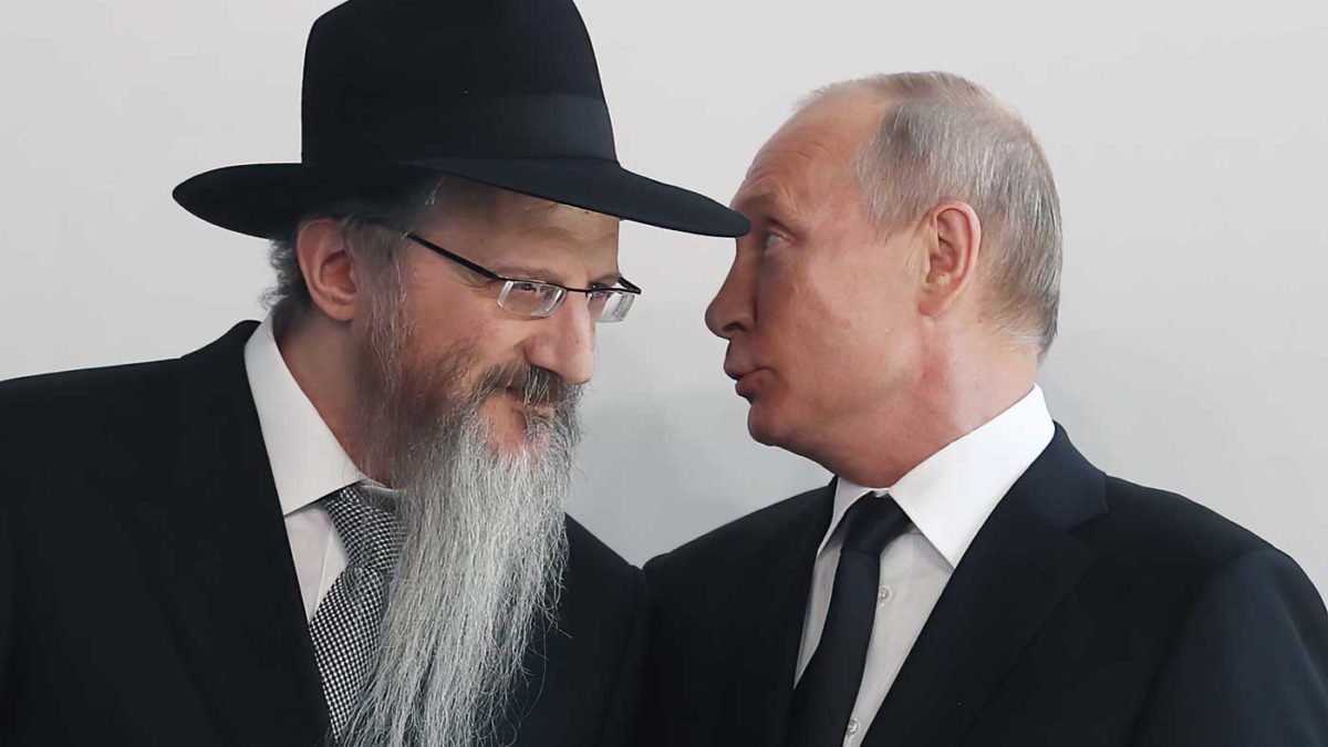 Gran rabino ruso: “Estaría bien” que Lavrov se disculpara por sus comentarios sobre Hitler
