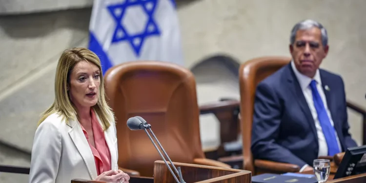 La presidenta del Parlamento Europeo a la Knesset: ser antisemita es ser antieuropeo