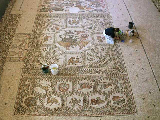 Importante mosaico de la época romana es devuelto a su ciudad de origen