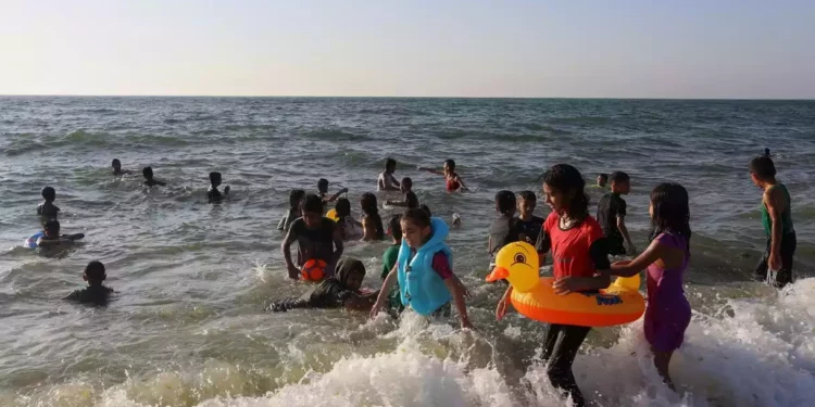 Las playas de Gaza vuelven a ser seguras para nadar con ayuda de un grupo ecologista