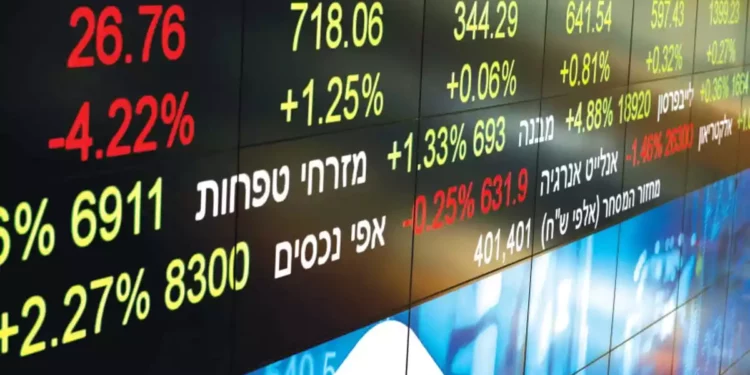 La Bolsa de Tel Aviv registra una caída tras perdidas en Wall Street