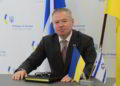 El embajador de Ucrania en Israel, Yevgen Korniychuk.
(Crédito de la foto: AVSHALOM SASSONI/MAARIV)