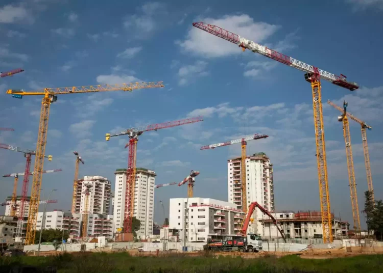 Israel registra un fuerte descenso en la venta de viviendas nuevas