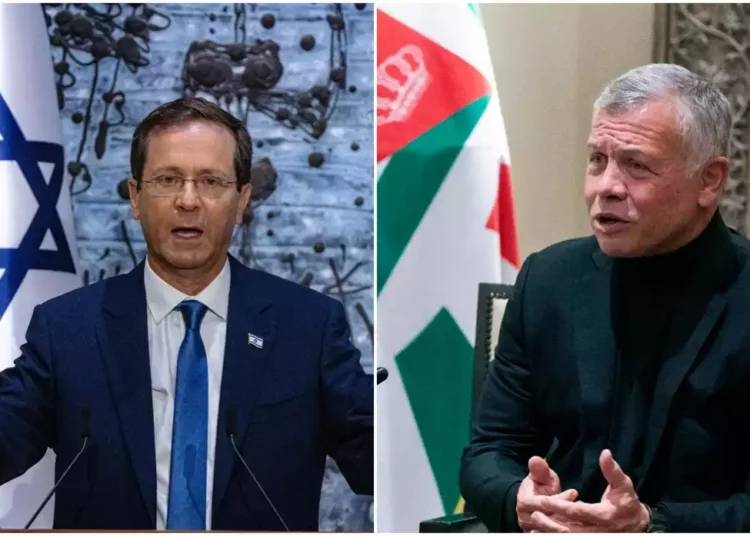 El presidente Herzog se reunió con el Rey Abdullah en Ammán esta semana