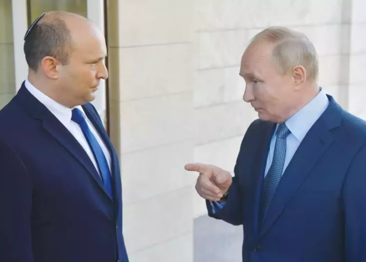 Rusia arremete por la postura de Israel sobre la guerra en Ucrania