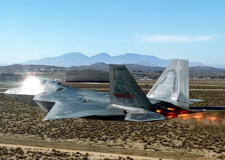 El F-22 Raptor está probando la tecnología furtiva de NGAD