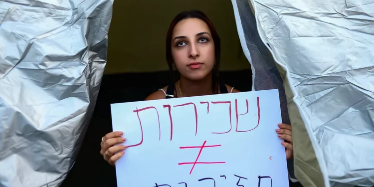 Tiendas de campaña en todo Israel para protestar por el aumento del coste de la vivienda
