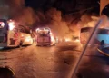 18 autobuses incendiados en Safed: se sospecha de extorsionadores