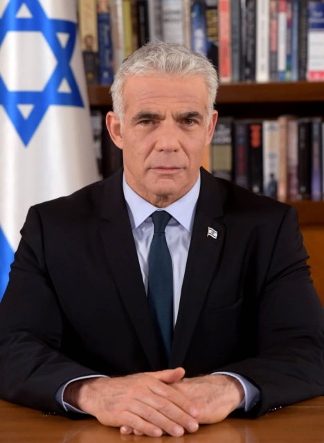 Líderes mundiales felicitan al nuevo primer ministro israelí Lapid