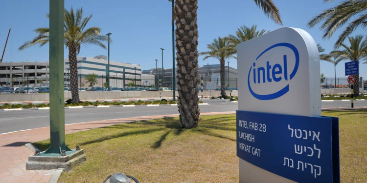 Las exportaciones de Intel Israel aumentaron ligeramente en 2021