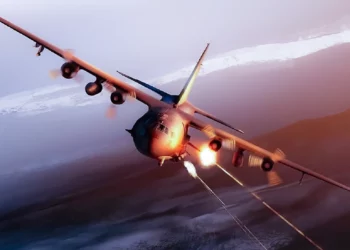 El cañonero AC-130 podía destruir cualquier cosa en tierra