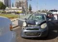 La escena de un accidente de coche mortal en la entrada de Kiryat Malachi el 29 de julio de 2022. (Hatzalah)