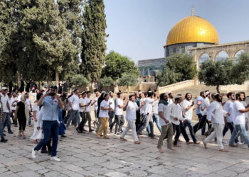 Ben Shapiro visita el Monte del Templo con su padre