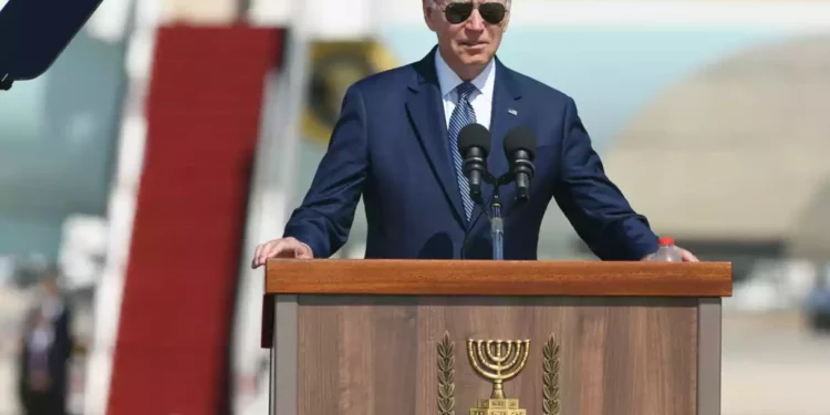 El presidente estadounidense Joe Biden llega a Israel