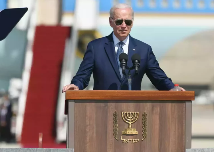 El presidente estadounidense Joe Biden llega a Israel