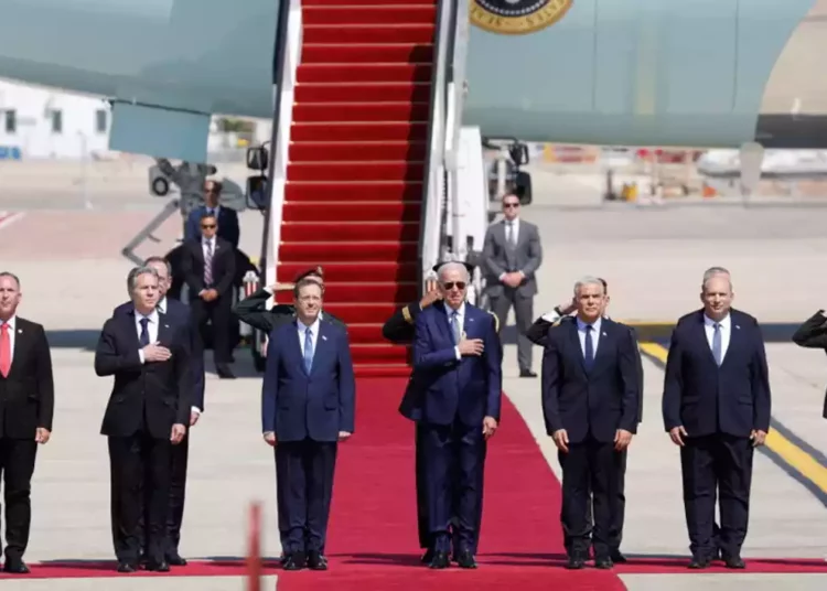 Biden aterriza en Israel en su primera visita como presidente de Estados Unidos