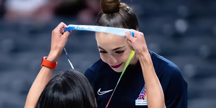 La gimnasta rítmica israelí Daria Atamanov consigue dos oros y una plata en los Juegos Mundiales