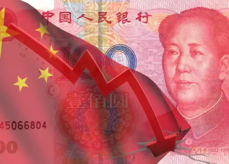 La economía de China está en caída libre