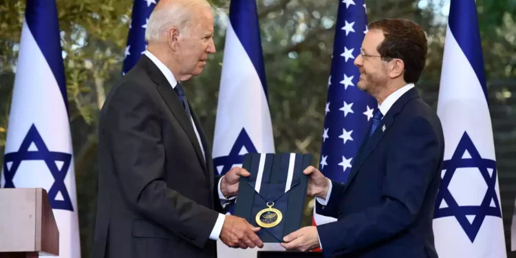 Biden recibe la Medalla de Honor Presidencial de Israel