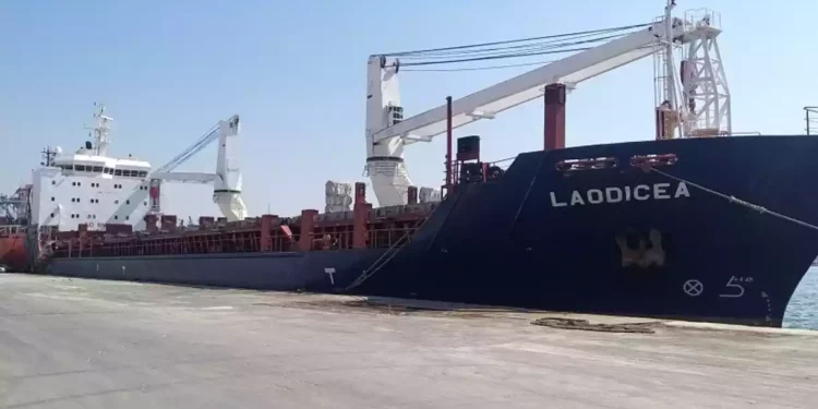 Líbano incauta un barco que transportaba grano robado de Ucrania