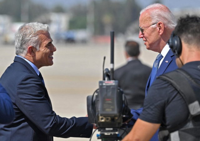 Biden aterriza en Israel en su primera visita como presidente de Estados Unidos