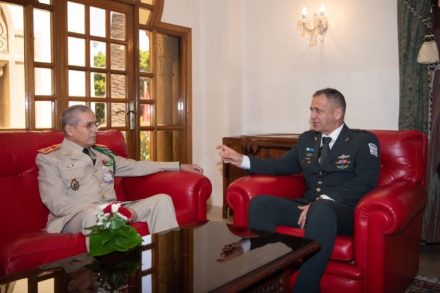 Jefe de las FDI se reúne con el ministro de Defensa y el líder del ejército de Marruecos