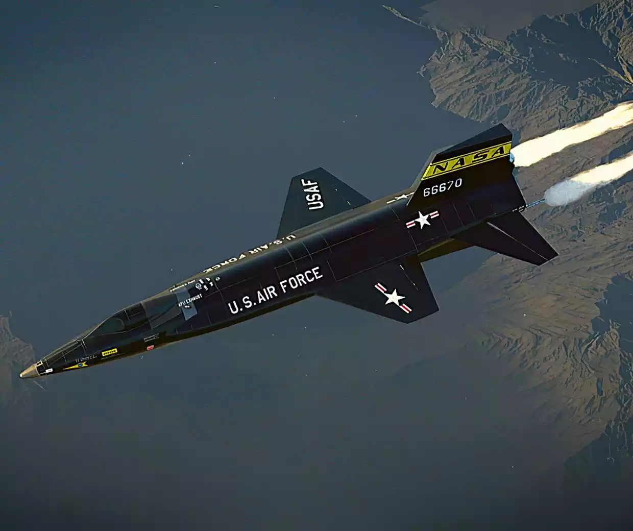 X-15: El avión de Mach 6 lanzado desde un bombardero B-52
