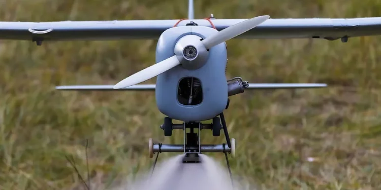 Vídeo muestra el derribo de un dron ruso en Ucrania