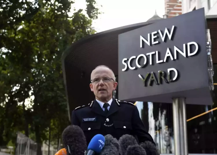 Reino Unido nombra a un experto antiterrorista como nuevo jefe de la Policía de Londres