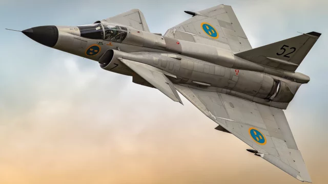 SAAB 37 Viggen: El caza construido para luchar contra Rusia