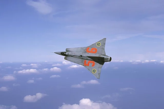El Saab 35 Draken enfureció a Rusia