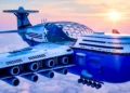 Sky Cruise: el gigantesco avión-hotel para 5.000 personas que funciona con energía nuclear