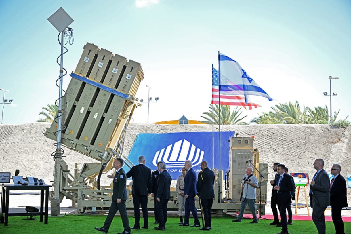 Israel presenta a Biden sistemas de defensa aéreos de varios niveles