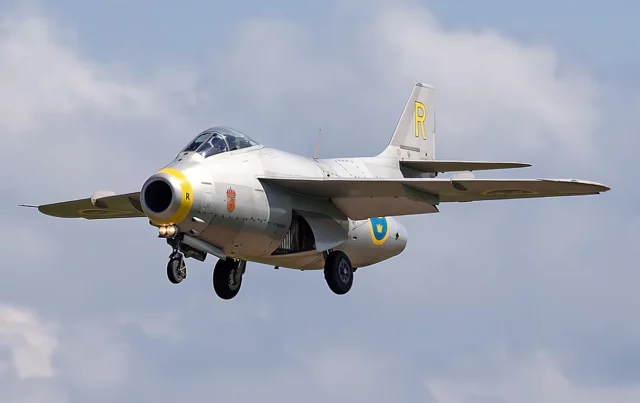 El J29 Tunnan fue construido para una guerra en el cielo contra Rusia