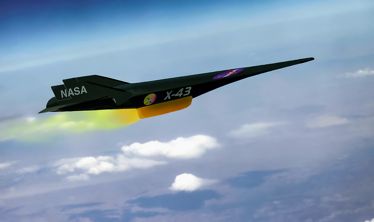 11 extraordinarias imágenes del avión hipersónico X-43A de la NASA